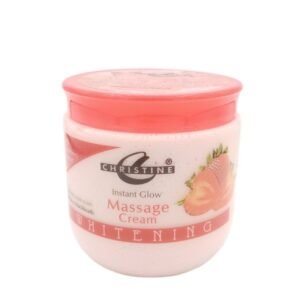 Christine Massage Cream Jar (Strawberry Extracts)