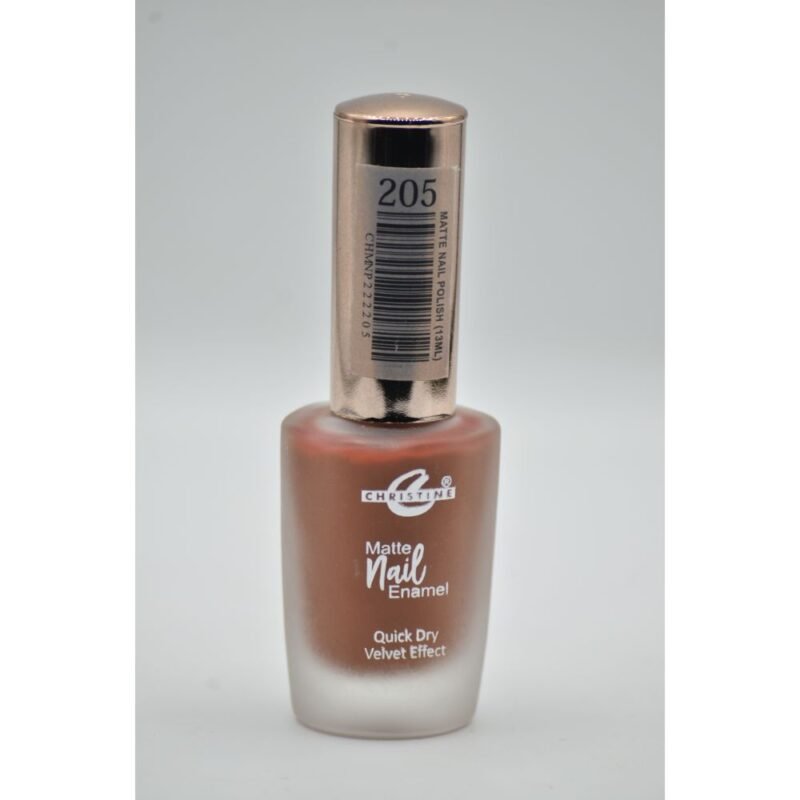 Christine Matte Nail Enamel Shade-205