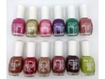 Christine Nail Polishes 10ml Pack of 12 Multi-Colors