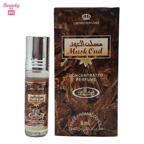 Al Rehab Musk Oud Concentrated Perfume Oil - 6ml