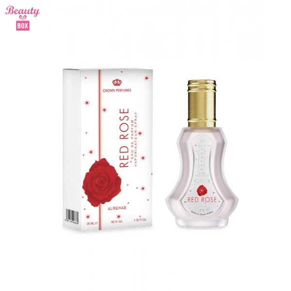 Al Rehab Red Rose EDP Perfume Spray for Men - 35 ml