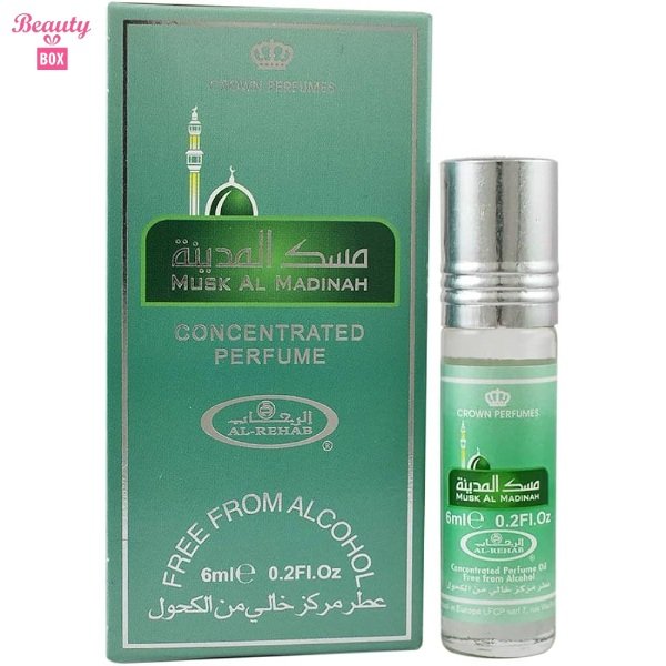 Al Rehab Musk al Madinah Concentrated Perfume Oil - 6ml