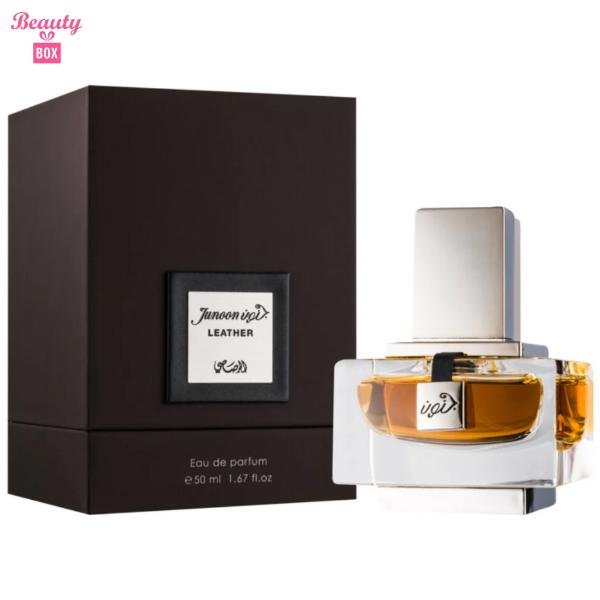 Rasasi Junoon Leather Pour Homme Eau De Parfum Perfume For Men - 50ml