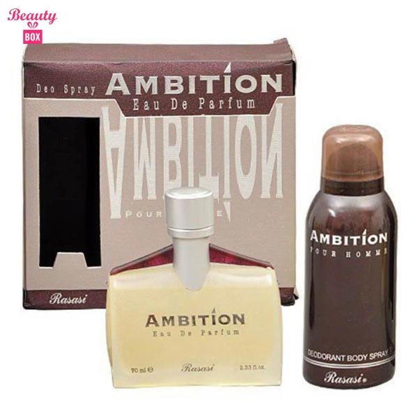Rasasi Ambition Pour Homme Set: Perfume 70ml + Deo 150ml