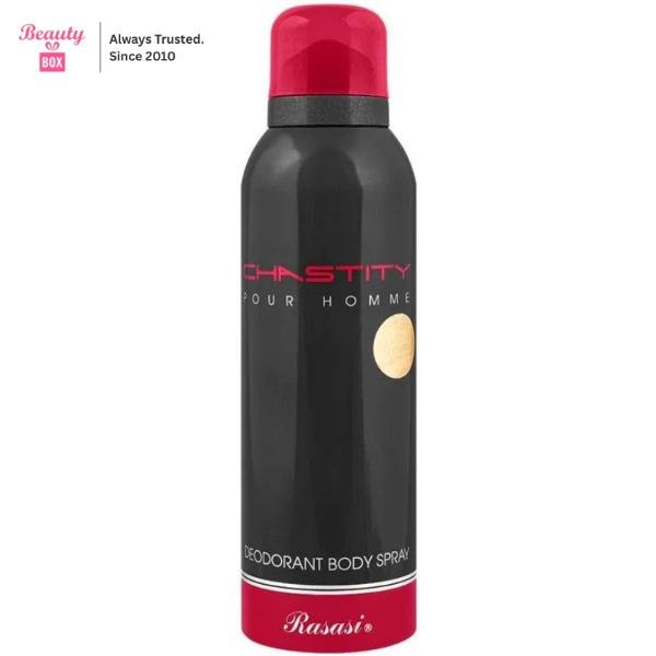 Rasasi Chastity Deodorant Body Spray for Men - 200 ML