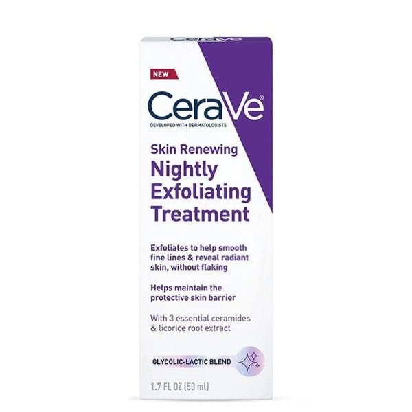 CERAVE SKIN RENEWING NIGHTLY EXFOLIATING TREATMENT 50 ML