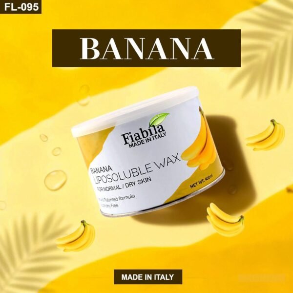 Fiabila Banana Normal And Sensitive Skin Liposoluble Wax - 400Ml