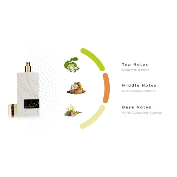 Khadlaj Fursan White EDP for Women – 100ml