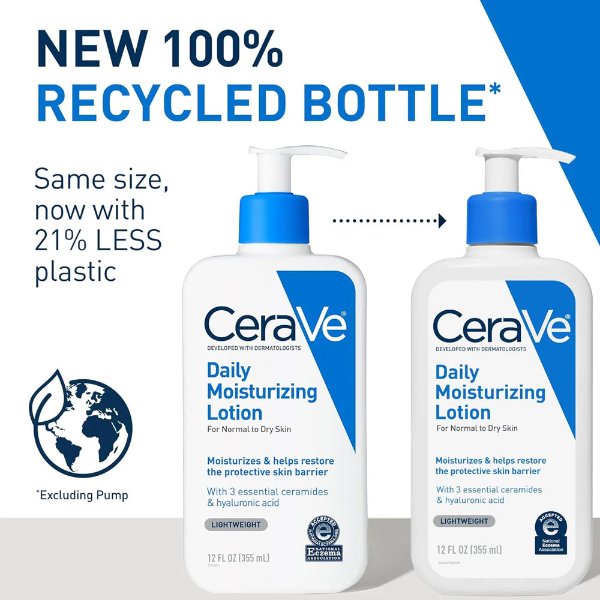 CERAVE DAILY MOISTURIZING LOTION FOR NORMAL TO DRY SKIN
