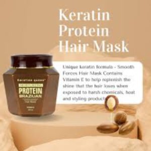 Keratine Queen Moisturizing Protein Brazilian Hair Mask - 1000Ml