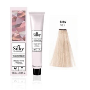 Silky Hair Color - 10.1 Ash Palatinum Blonde Shade - 100ml