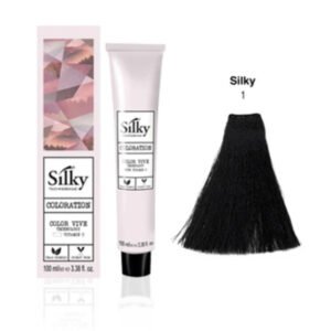 Silky Hair Color - 1 Black Shade - 100ml