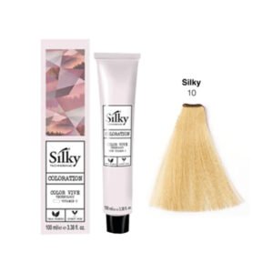 Silky Hair Color - 10 Platinum Blonde Shade - 100ml