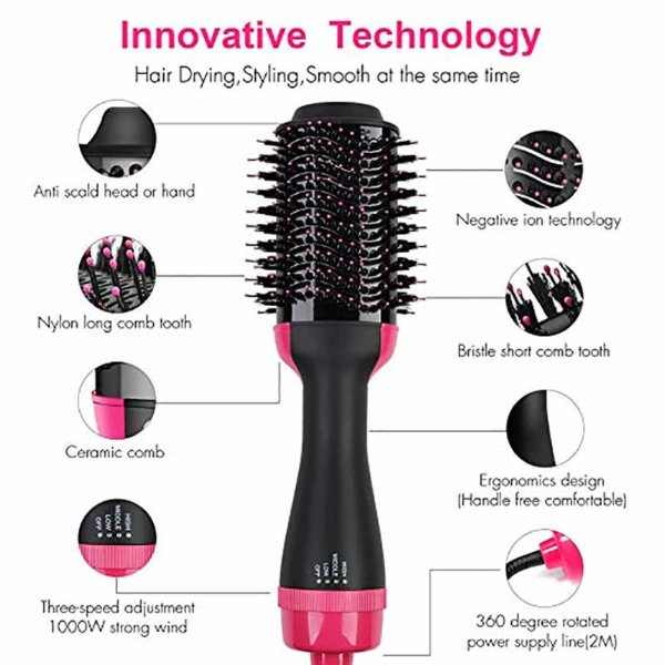 One Step Hot Air Brush Hair Dryer And Styler