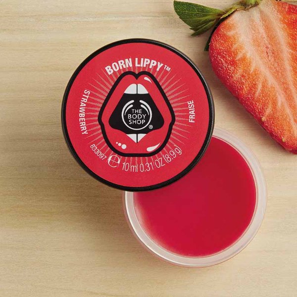 The Body Shop Born Lippy Strawberry Lip Balm 10Ml