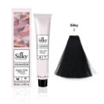 Silky Hair Color - 2 Very Dark Brown Shade - 100ml