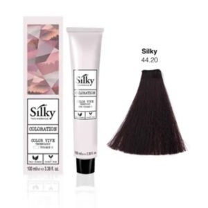 Silky Hair Color - 44.20 Violet Brown Shade - 100ml